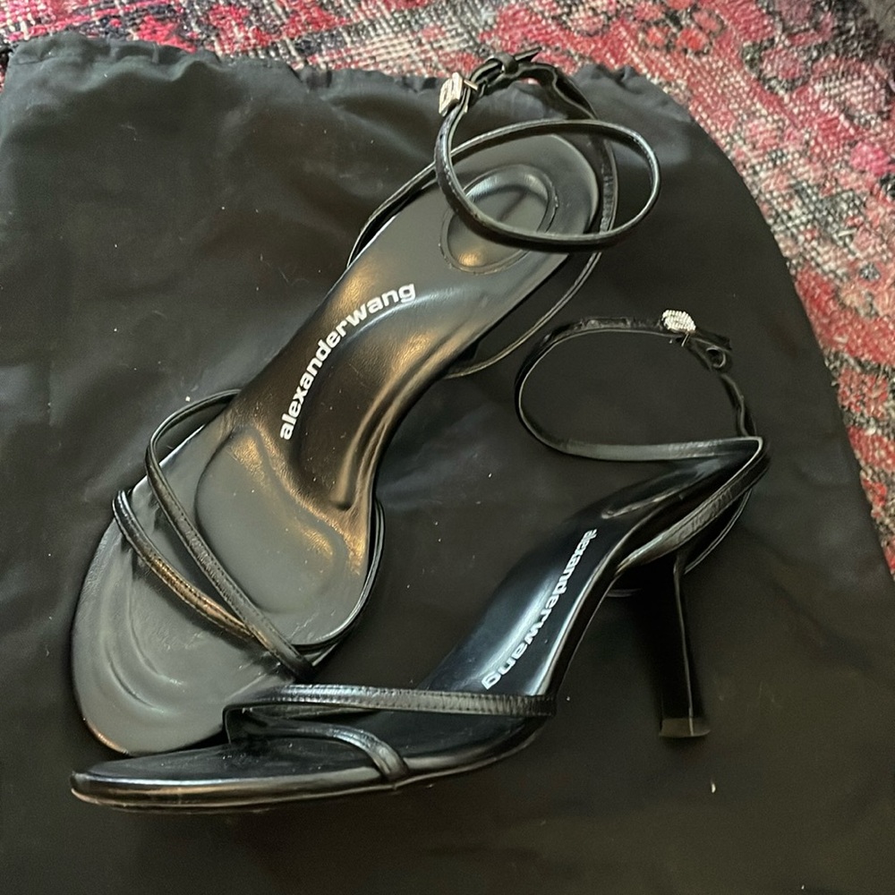 Strappy crystal embellished  Alexander wang sandals.